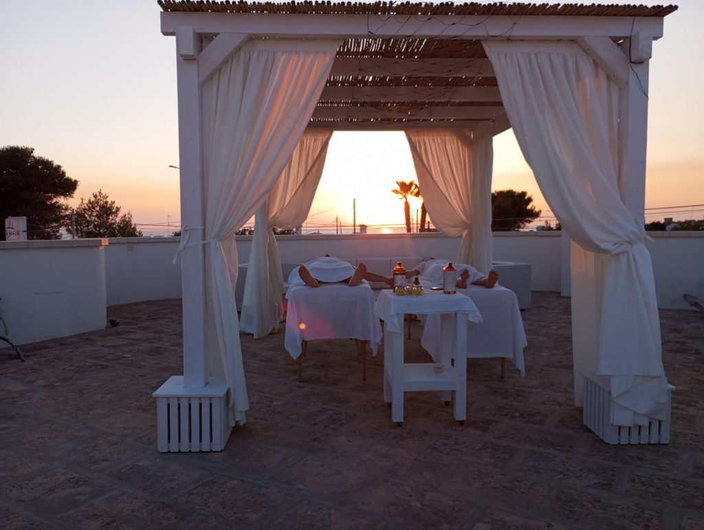 hotel con trattamenti spa in terrazza