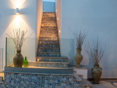 scale terrazza sera